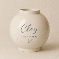 1 Bag Clay fee - For members