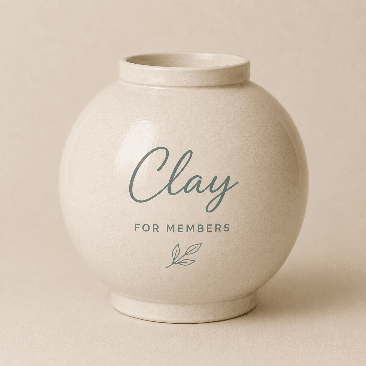 1 Bag Clay fee - For members